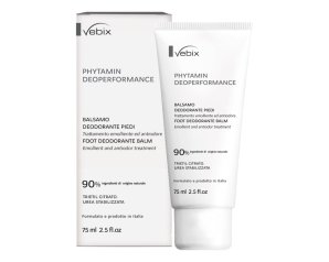 Vebix Phyt Deo Perf balsamo piedi - crema deodorante rinfrescante per piedi