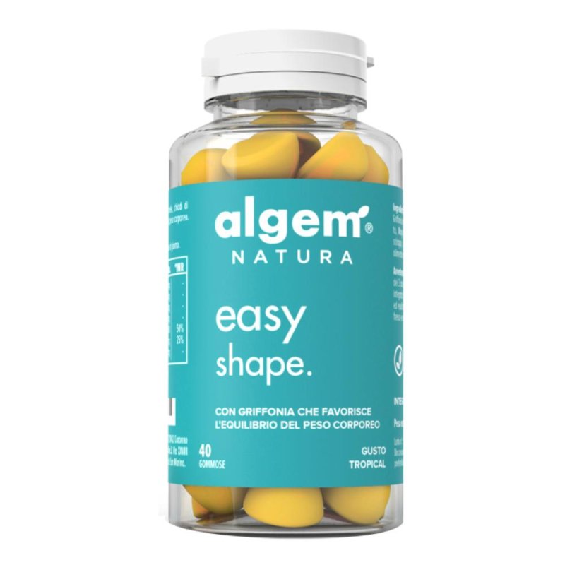 Algem Easy Shape Caramelle Gommose Integratore per Controllo del Peso e Metabolismo &ndash; Confezione da 40 Gommose