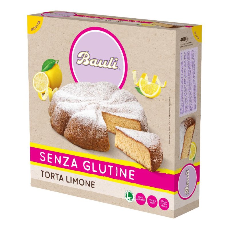 Bauli Torta Limone Senza Glutine 400g Bauli Torta Limone Senza Glutine 400g