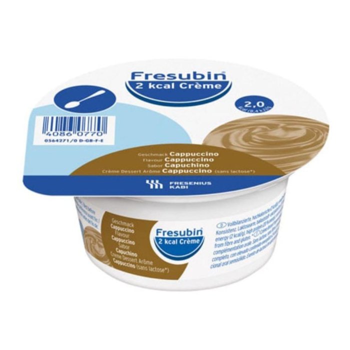 Fresubin 2 kcal Creme gusto cappuccino - dessert ipercalorico proteico a fini medici speciali