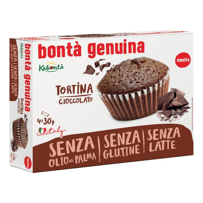 Kebont&agrave; tortina cioccolato - merendina tortina al cioccolato