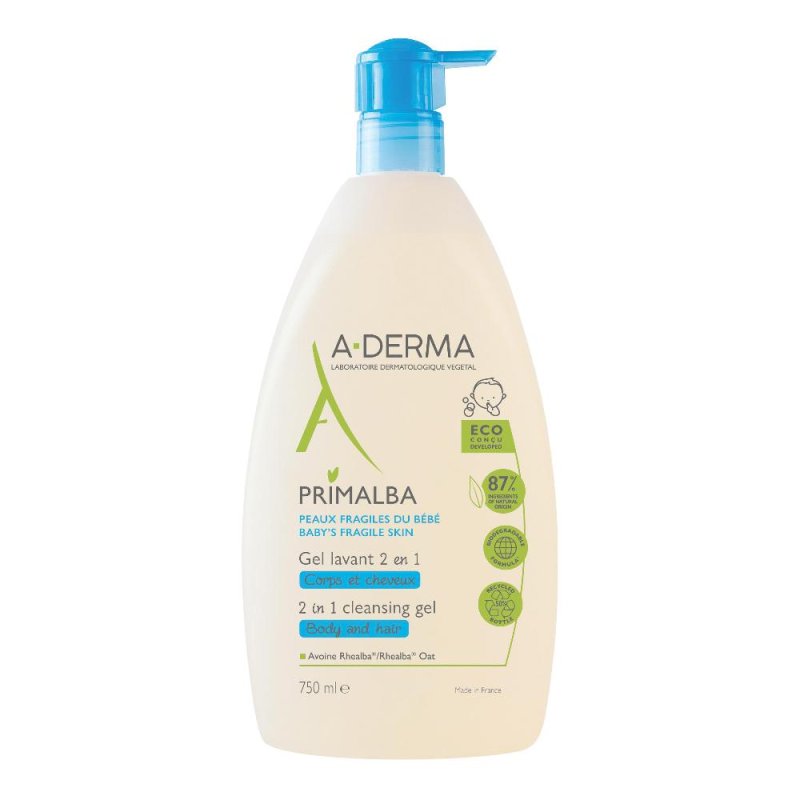 A-Derma Primalba Gel Detergente 2in1 750ml