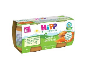 HIPP BIO OMOG CAROTE/LENT2X80G