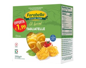 Bioalimenta Farabella Alimenti senza Glutine Tagliatelle 5 Cereali Pasta Secca 250 g Offerta Speciale