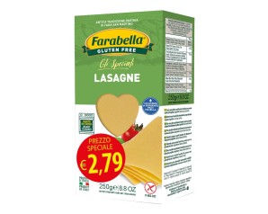 Bioalimenta Farabella Alimenti senza Glutine Lasagna Pasta Secca 250 g Offerta Promo
