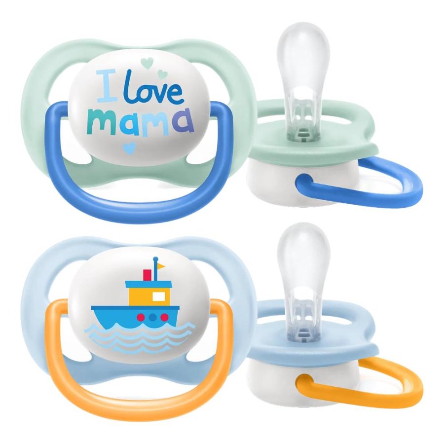 Philips Avent Ultra Air succhietto in silicone misura M 6-18 mesi mamma bimbo Philips Avent Ultra Air succhietto in silicone misura M 6-18 mesi mamma bimbo