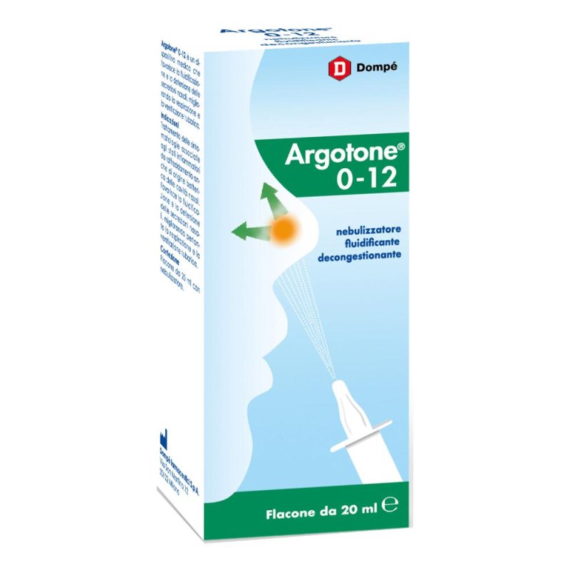 Argotone 0-12 Spray Nasale Decongestionante 20 ml Argotone 0-12 Spray Nasale Decongestionante 20 ml