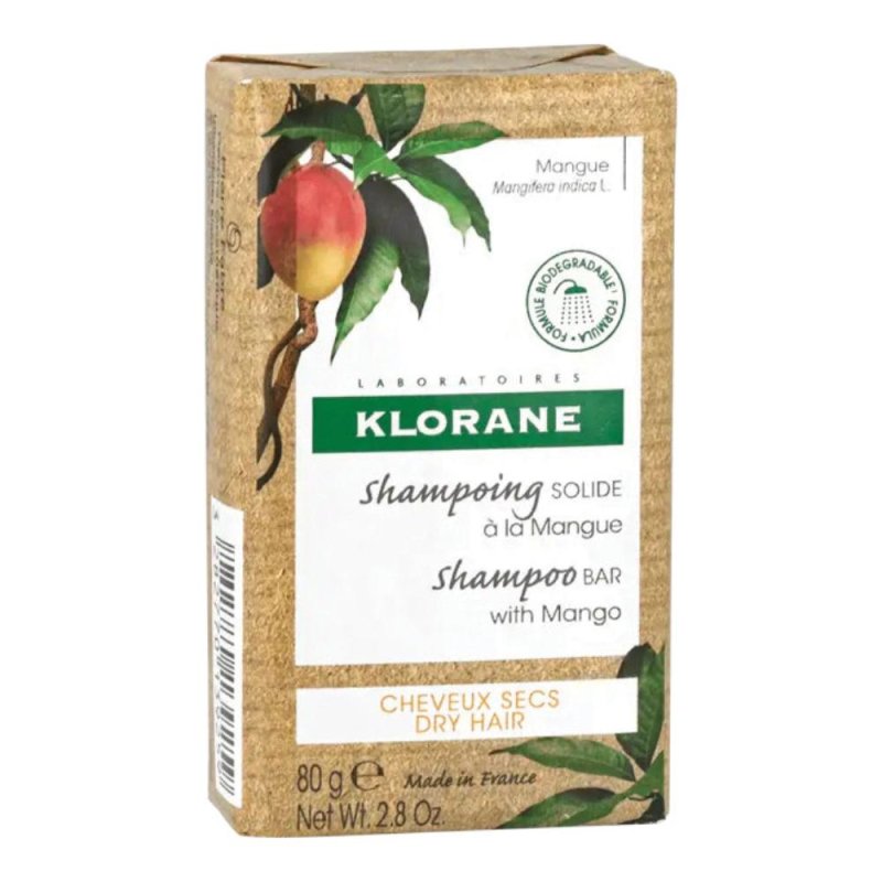 Klorane Shampoo Solido Mango Capelli Secchi 80g Klorane Shampoo Solido Mango Capelli Secchi 80g