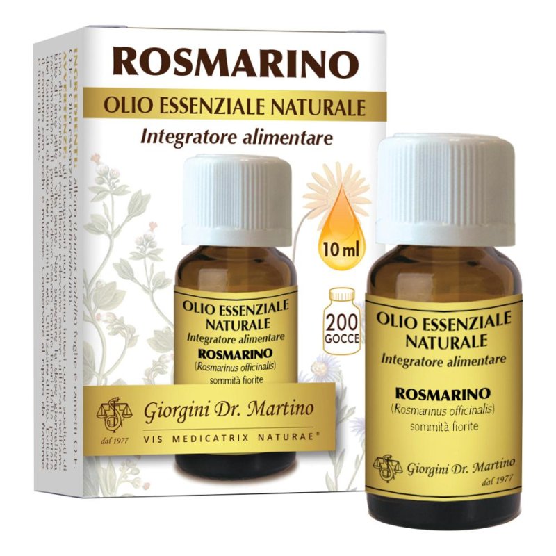 Rosmarino Olio Essenziale Naturale Dr.Giorgini 10ml Rosmarino Olio Essenziale Naturale Dr.Giorgini 10ml