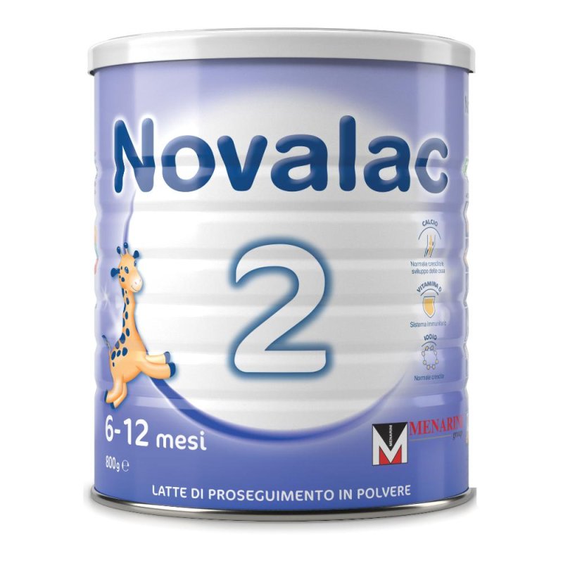Novalac 2 Latte in Polvere di Proseguimento 6-12 Mesi 800g Novalac 2 Latte in Polvere di Proseguimento 6-12 Mesi 800g