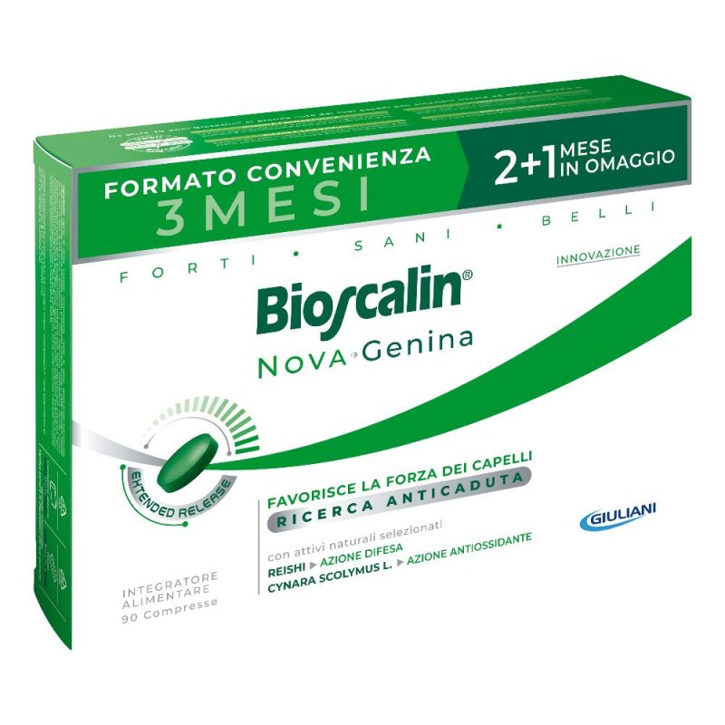 Bioscalin nova genina 90 compresse 2+1 omaggio Bioscalin nova genina 90 compresse 2+1 omaggio