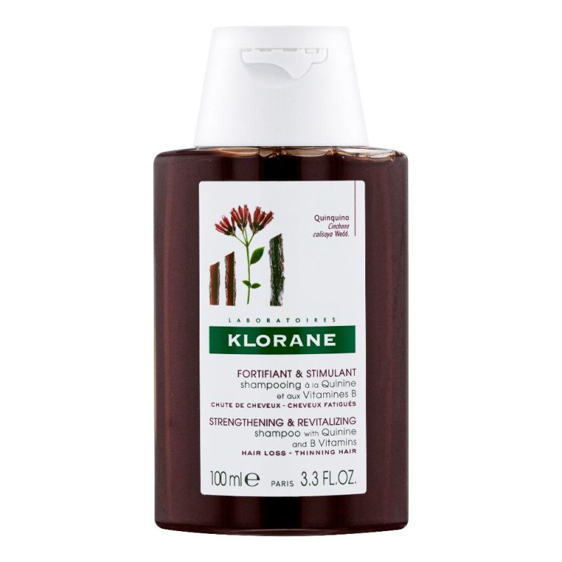 Klorane Chinina e Stella Alpina BIO - Shampoo contro la Caduta dei Capelli,100 ml