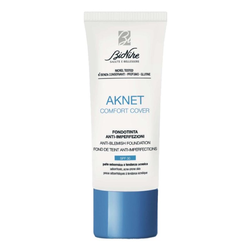 Bionike Pelli Seborroiche a Tendenza Acneica Aknet Comfort Cover Fondotinta Anti-imperfezioni Colore 101 Bionike Pelli Seborroiche a Tendenza Acneica Aknet Comfort Cover Fondotinta Anti-imperfezioni Colore 101