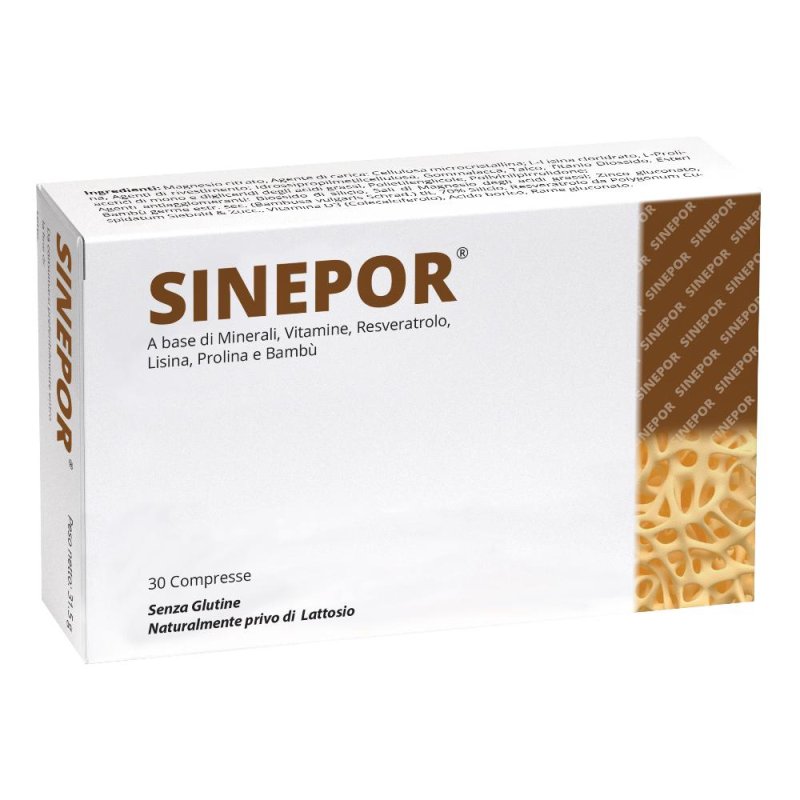 Sinepor Terbiol Integratore Alimentare 30 Compresse per il Metabolismo dei Lipidi e del Colesterolo