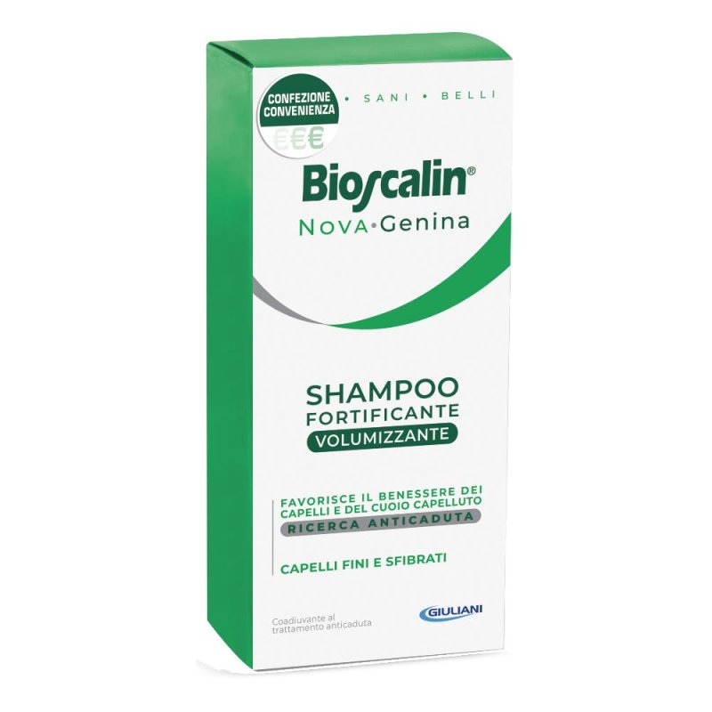 Bioscalin Nova Genina Shampoo Fortificante Volumizzante 200 ml Bioscalin Nova Genina Shampoo Fortificante Volumizzante 200 ml