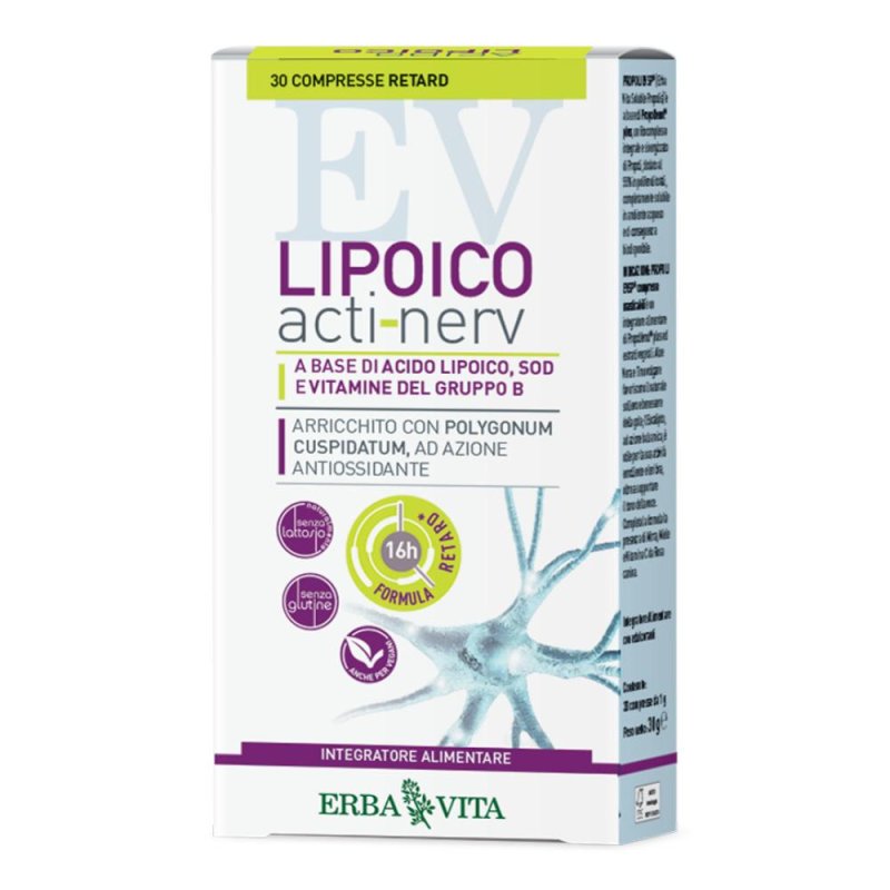 LIPOICO ACTI NERV RETARD 30CPR LIPOICO ACTI NERV RETARD 30CPR