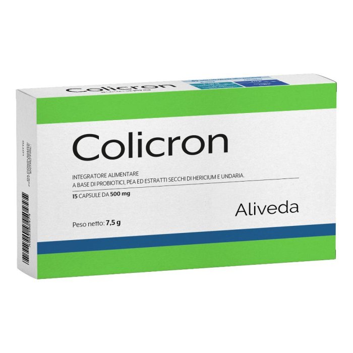 Colicron 15 Capsule - Integratore Probiotico per l'Equilibrio Intestinale e il Benessere Digestivo Colicron 15 Capsule - Integratore Probiotico per l'Equilibrio Intestinale e il Benessere Digestivo