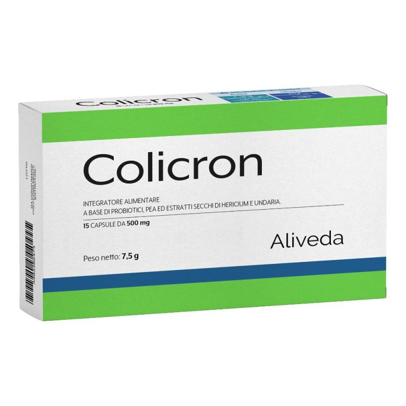Colicron 15 Capsule - Integratore Probiotico per l'Equilibrio Intestinale e il Benessere Digestivo Colicron 15 Capsule - Integratore Probiotico per l'Equilibrio Intestinale e il Benessere Digestivo