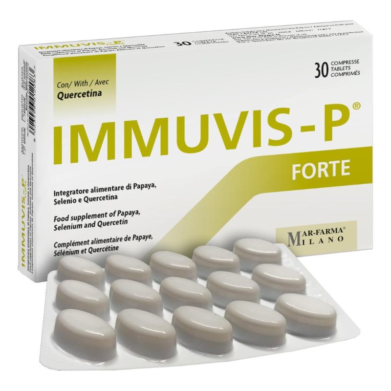 Immuvis P Forte Integratore per le Difese Immunitarie e il Sistema Immunitario 30 Compresse Immuvis P Forte Integratore per le Difese Immunitarie e il Sistema Immunitario 30 Compresse