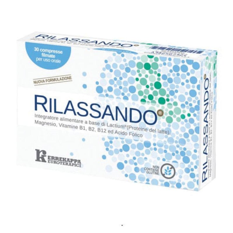 Interia Rilassando 30 Compresse Integratore Naturale per Rilassamento, Stress e Qualit&agrave; del Sonno