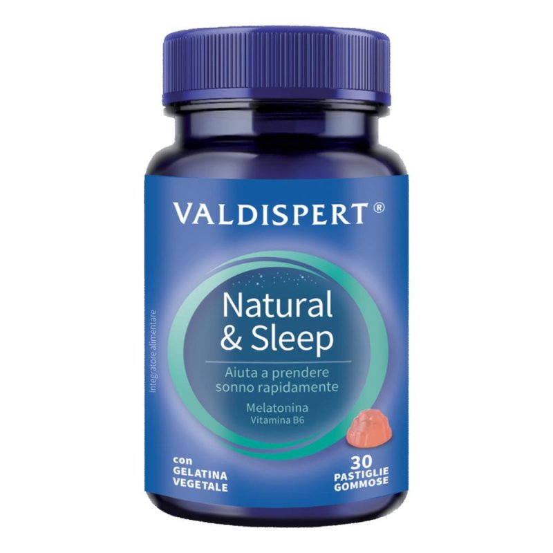 Valdispert Natural & Sleep Pastiglie 30 pastiglie gommose Valdispert Natural & Sleep Pastiglie 30 pastiglie gommose