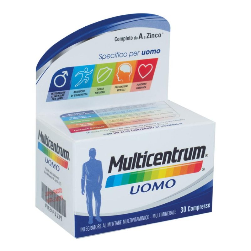 MULTICENTRUM UOMO 30CPR MULTICENTRUM UOMO 30CPR