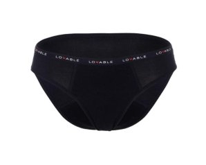 Lovable Period Panties - Slip da Ciclo Flusso Medio Nero Taglia 5/Extralarge