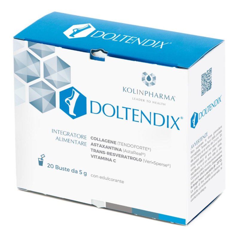 Doltendix Integratore Alimentare in Bustine 20 Bustine da 5 g per il Benessere di Articolazioni e Muscoli Doltendix Integratore Alimentare in Bustine 20 Bustine da 5 g per il Benessere di Articolazioni e Muscoli