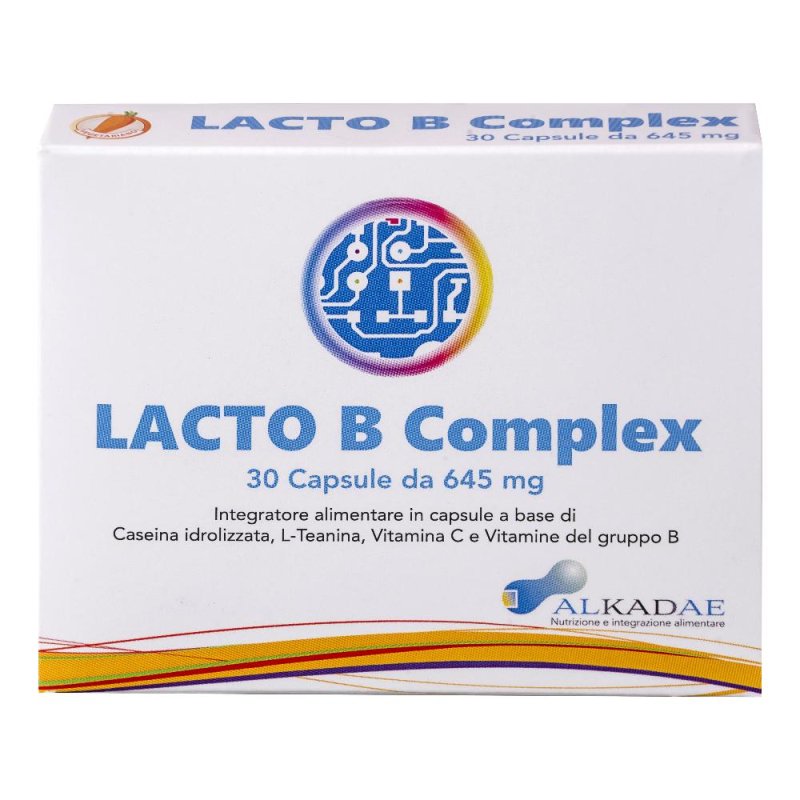Lacto B Complex 30 capsule - integratore probiotico con vitamine del gruppo B Lacto B Complex 30 capsule - integratore probiotico con vitamine del gruppo B
