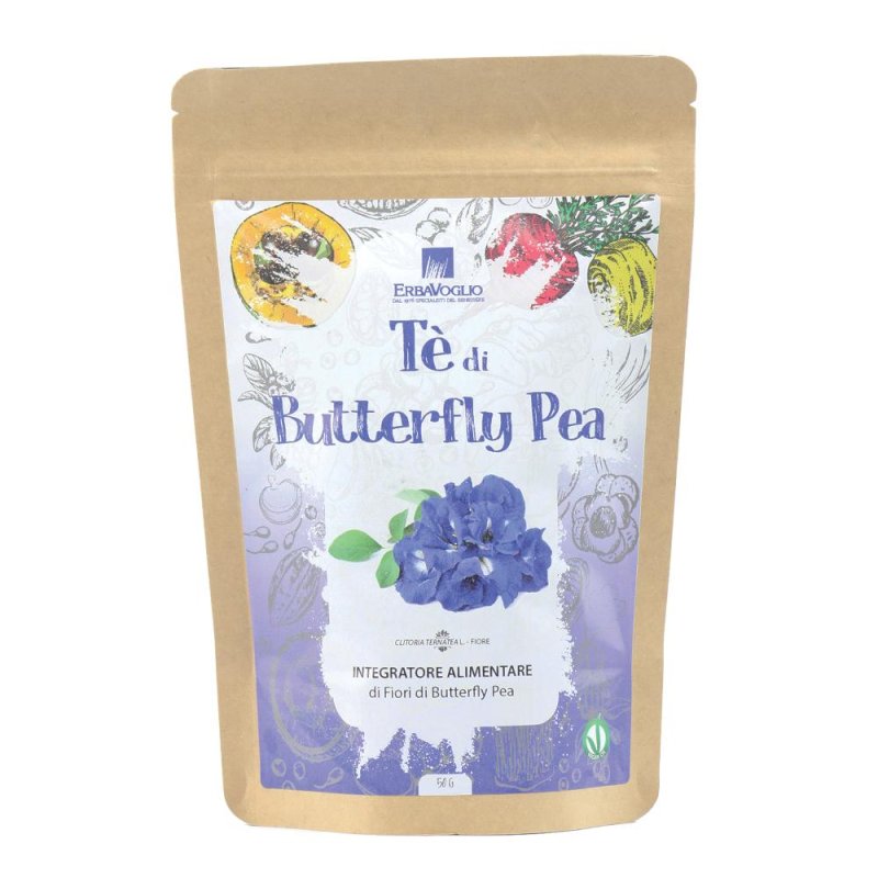 Butterfly Pea Tea fiori 50 g - tisana di fiori Clitoria ternatea Butterfly Pea Tea fiori 50 g - tisana di fiori Clitoria ternatea