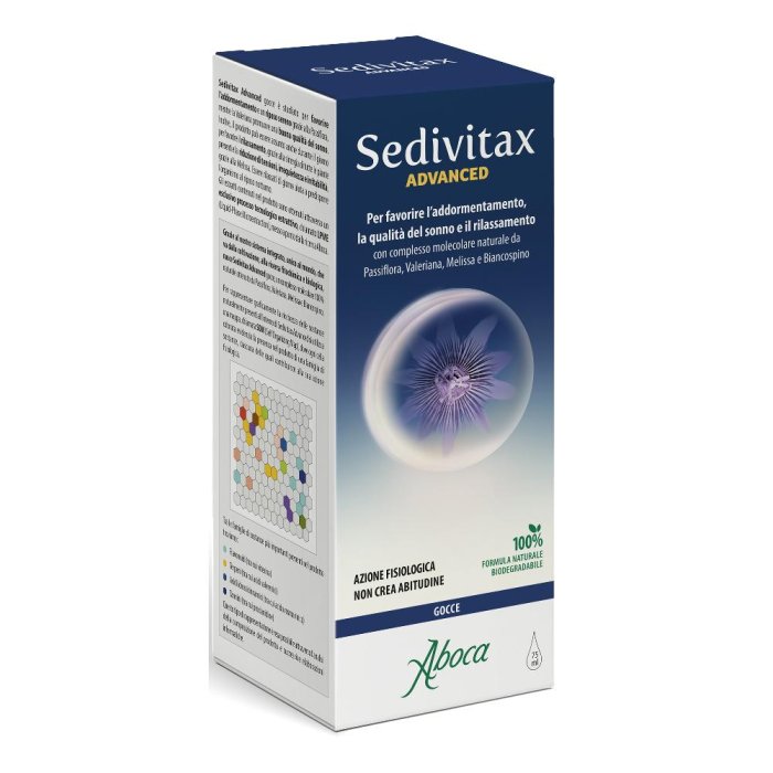 Aboca Sedivitax Advanced Gocce Flaconcino 75 ml Aboca Sedivitax Advanced Gocce Flaconcino 75 ml