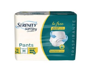 Serenity Pants Sensitive Extra Mutandine Assorbenti per Incontinenza Adulti Misura Media 14 Pezzi