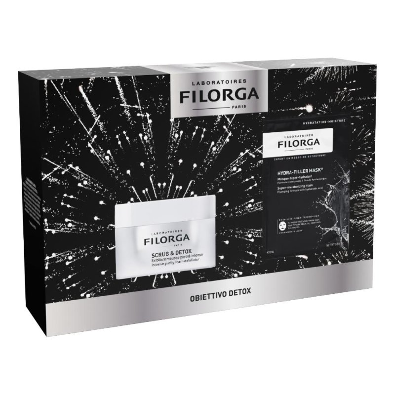 Laboratoires Filorga Italia Cofanetto Scrub & Detox Christmas Box 2021 Crema Viso e Maschera Laboratoires Filorga Italia Cofanetto Scrub & Detox Christmas Box 2021 Crema Viso e Maschera