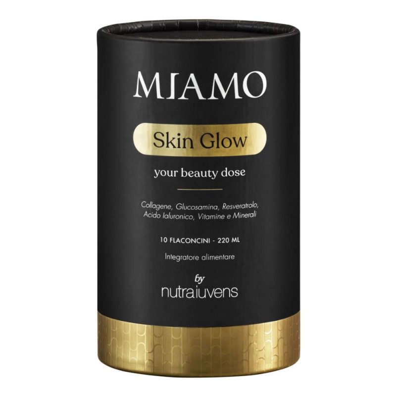Miamo Skin Glow - Integratore di collagene marino da bere per la pelle 10 flaconcini 22 ml