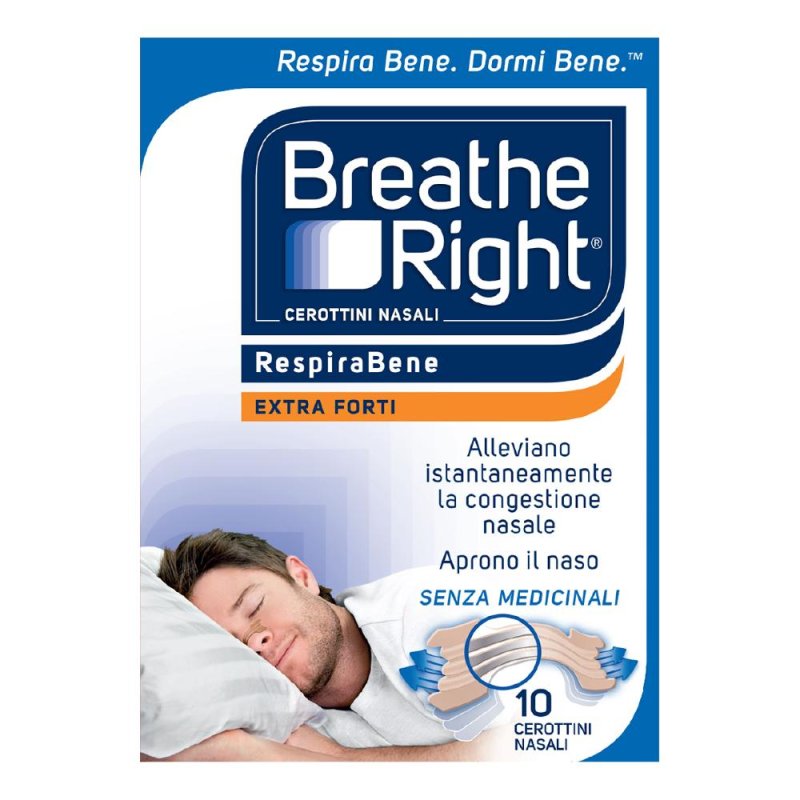 BREATH RIGHT Extra Forti 10pz BREATH RIGHT Extra Forti 10pz