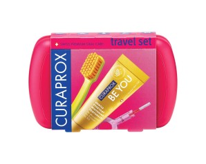 CURAPROX TRAVEL SET MAGENTA