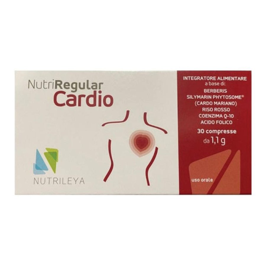 Nutriregular Cardio Integratore per il Benessere Cardiovascolare 20 Compresse Nutriregular Cardio Integratore per il Benessere Cardiovascolare 20 Compresse