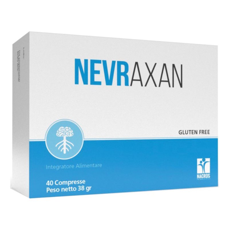 Nevraxan 40 Compresse Integratore Alimentare per il Benessere del Sistema Nervoso e il Supporto Neuromuscolare Nevraxan 40 Compresse Integratore Alimentare per il Benessere del Sistema Nervoso e il Supporto Neuromuscolare