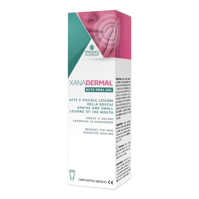 Xanadermal Oral Gel Afte 15 ml - gel orale per afte e irritazioni del cavo orale Xanadermal Oral Gel Afte 15 ml - gel orale per afte e irritazioni del cavo orale