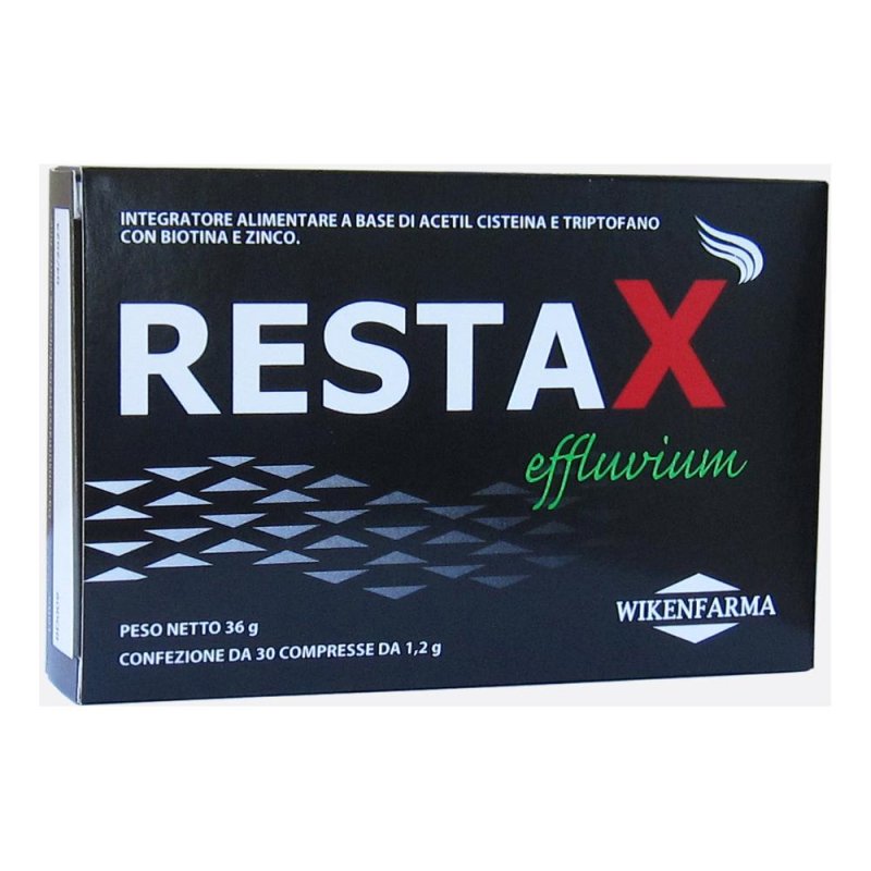 Restax Effluvium 30 Compresse Soluzione Anticaduta Capelli Restax Effluvium 30 Compresse Soluzione Anticaduta Capelli