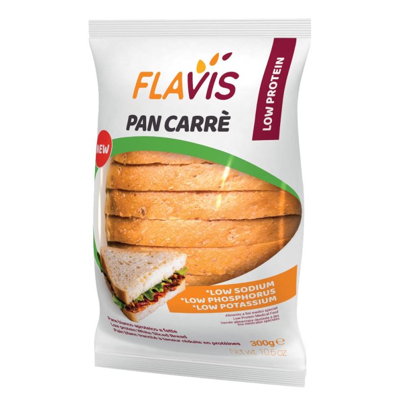 Mevalia Flavis Pan Carre Alimenti Speciali 300g Mevalia Flavis Pan Carre Alimenti Speciali 300g