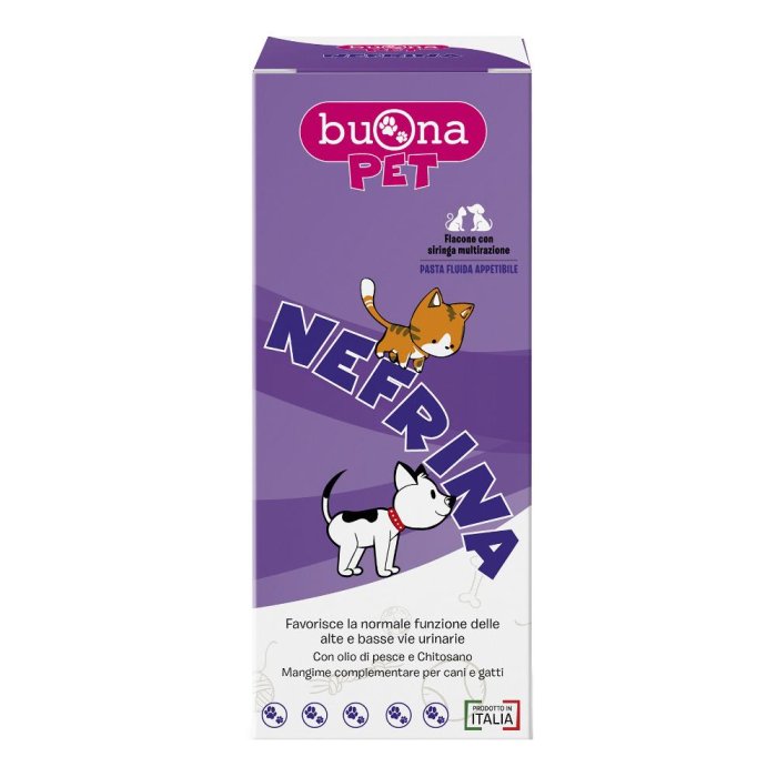 Buonapet Nefrina Flacone 60 g Integratore per la Funzione Renale di Cani e Gatti Buonapet Nefrina Flacone 60 g Integratore per la Funzione Renale di Cani e Gatti