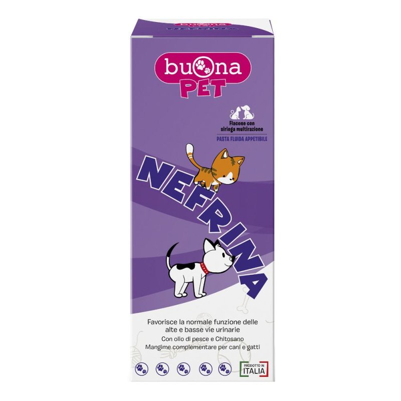 Buonapet Nefrina Flacone 60 g Integratore per la Funzione Renale di Cani e Gatti Buonapet Nefrina Flacone 60 g Integratore per la Funzione Renale di Cani e Gatti