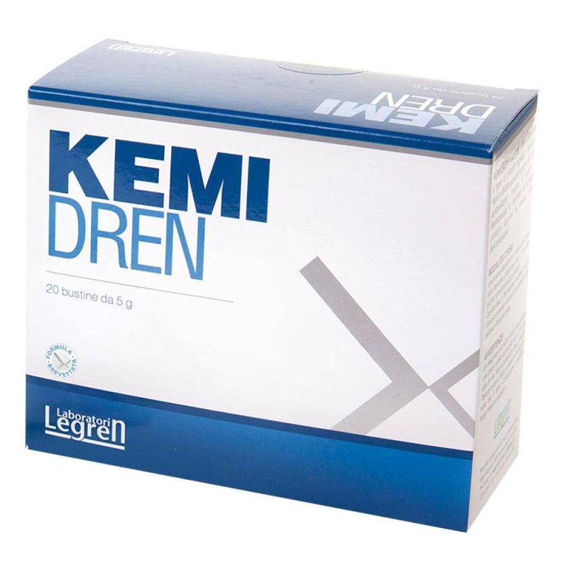 Kemidren 20 Bustine Integratore Drenante Depurativo per Gambe e Corpo Laboratori Legren Kemidren 20 Bustine Integratore Drenante Depurativo per Gambe e Corpo Laboratori Legren