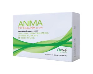 Anima - Integratore Alimentare con L-Acetil Carnitina e Bacopa 20 compresse