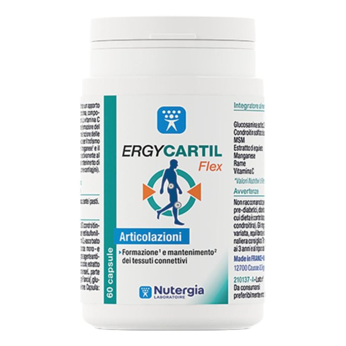 Ergycartil Flex Integratore per Articolazioni e Cartilagine 60 Capsule Ergycartil Flex Integratore per Articolazioni e Cartilagine 60 Capsule