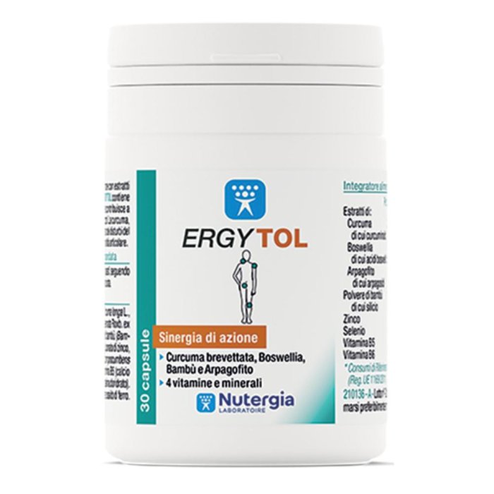 Ergytol Nova Integratore Alimentare Depurativo e Drenante 30 Capsule Ergytol Nova Integratore Alimentare Depurativo e Drenante 30 Capsule