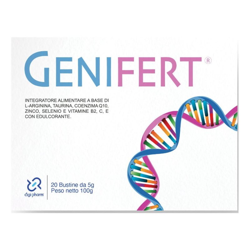 Genifert Integratore per Fertilit&agrave; Femminile e Benessere Ormonale 20 Bustine