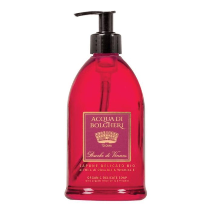 Acqua Di Bolgheri Acqua Di Bolgheri Sapone Delicato Bio Bacche Di Vinum 500 Ml