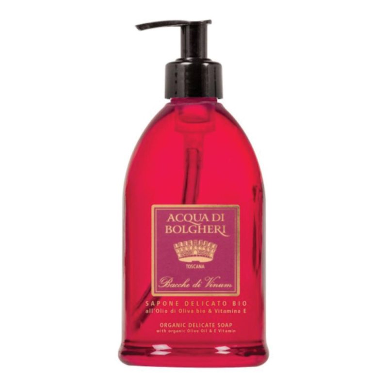 Acqua Di Bolgheri Acqua Di Bolgheri Sapone Delicato Bio Bacche Di Vinum 500 Ml